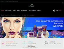 Tablet Screenshot of glintcosmetics.com